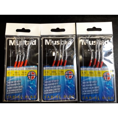 Mustad Makreel onderlijn Tinsel Mustad Makreel onderlijn Tinsel